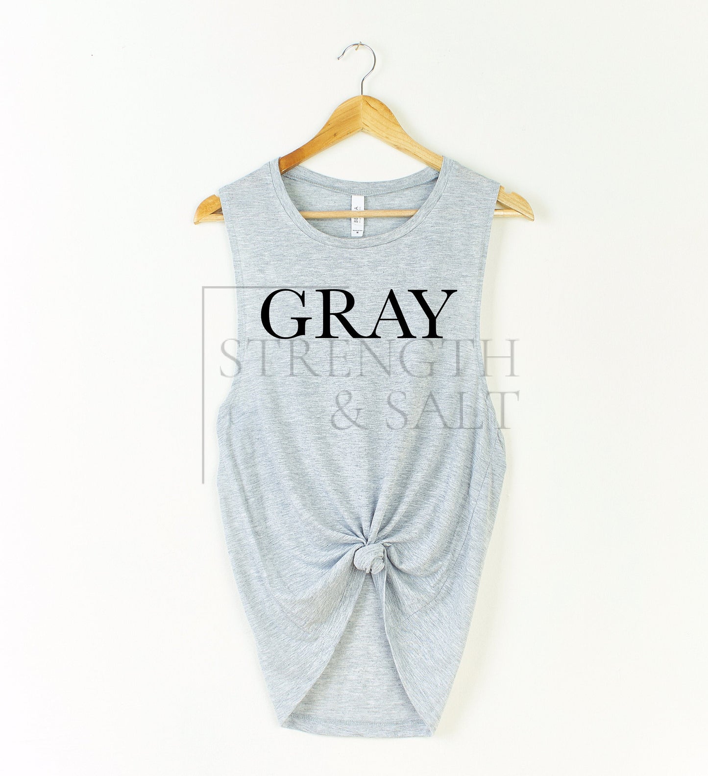 APRIL SHIRT OF THE MONTH | Strong Women Energy Muscle Tank